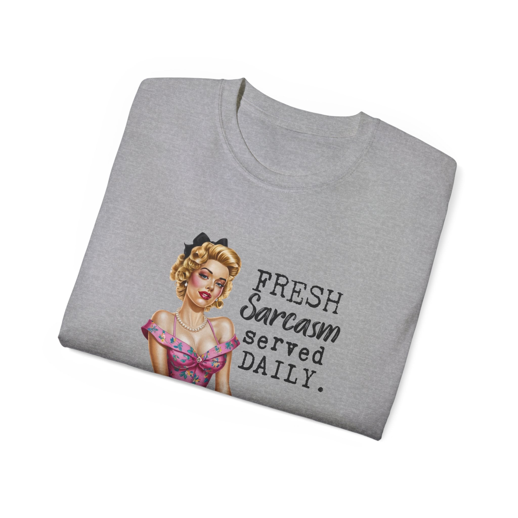 "Fresh Wit Served Daily" Graphic Tee