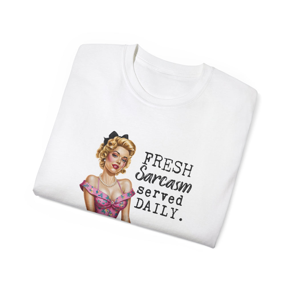 "Fresh Wit Served Daily" Graphic Tee