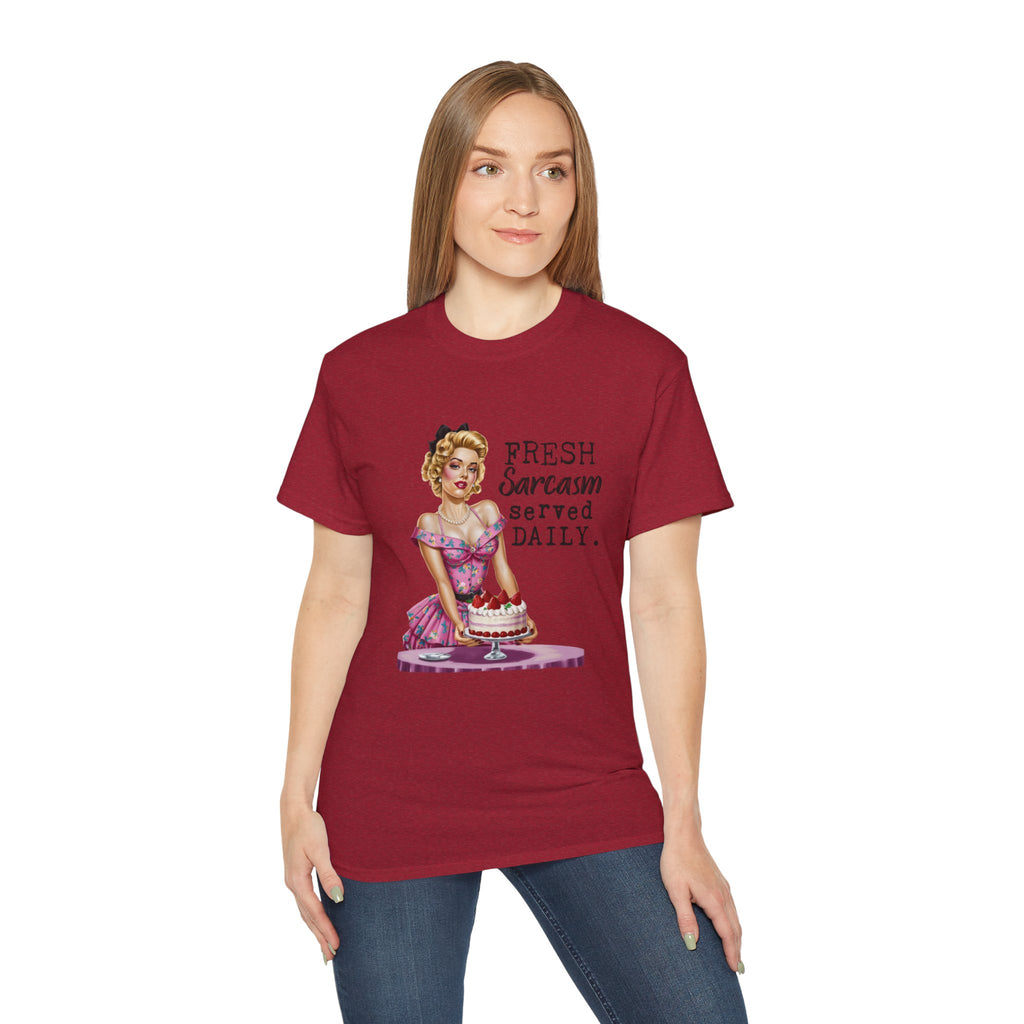 "Fresh Wit Served Daily" Graphic Tee